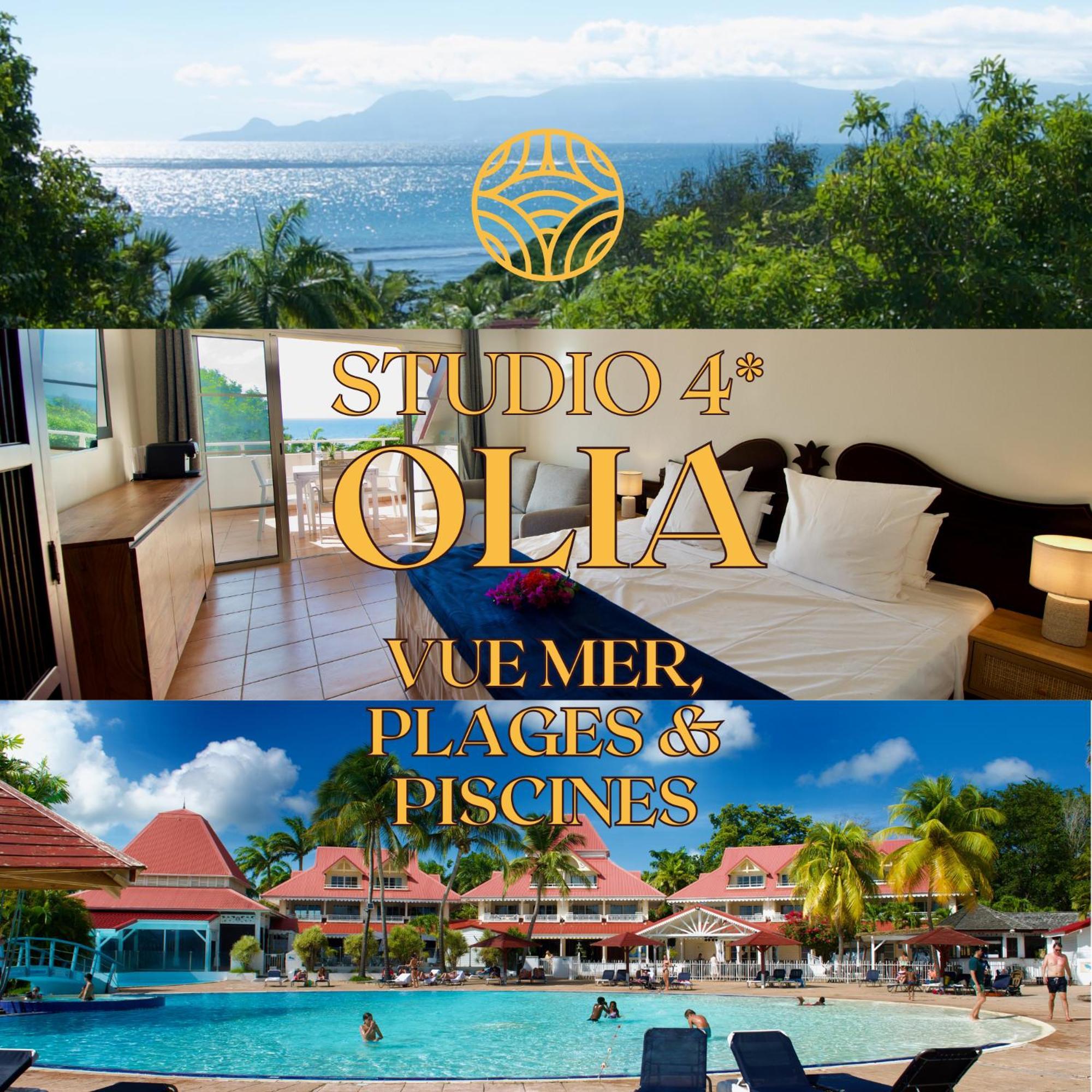 Studio Olia A P&V - Plages, Piscines Et Vue Mer! Sainte-Anne  Bagian luar foto